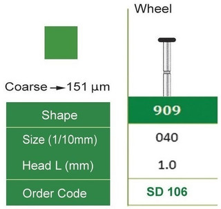فرز الماسه تراش اسمدنت - Smedent Wheel 909